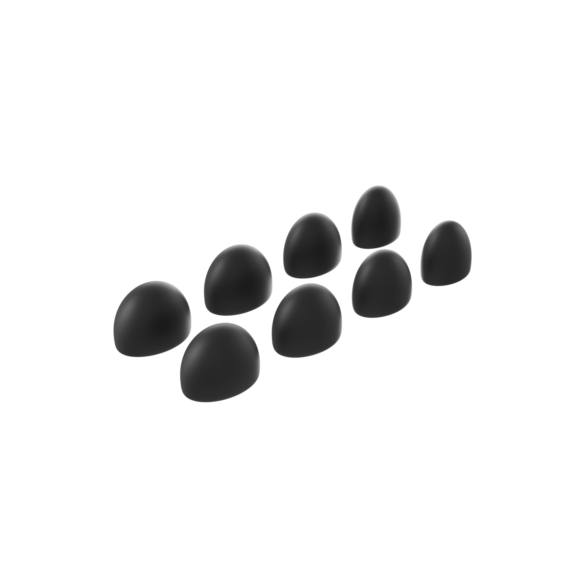 Loop Dream™ Foam-Silicone Ear Tips - Black (Mixed Sizes)