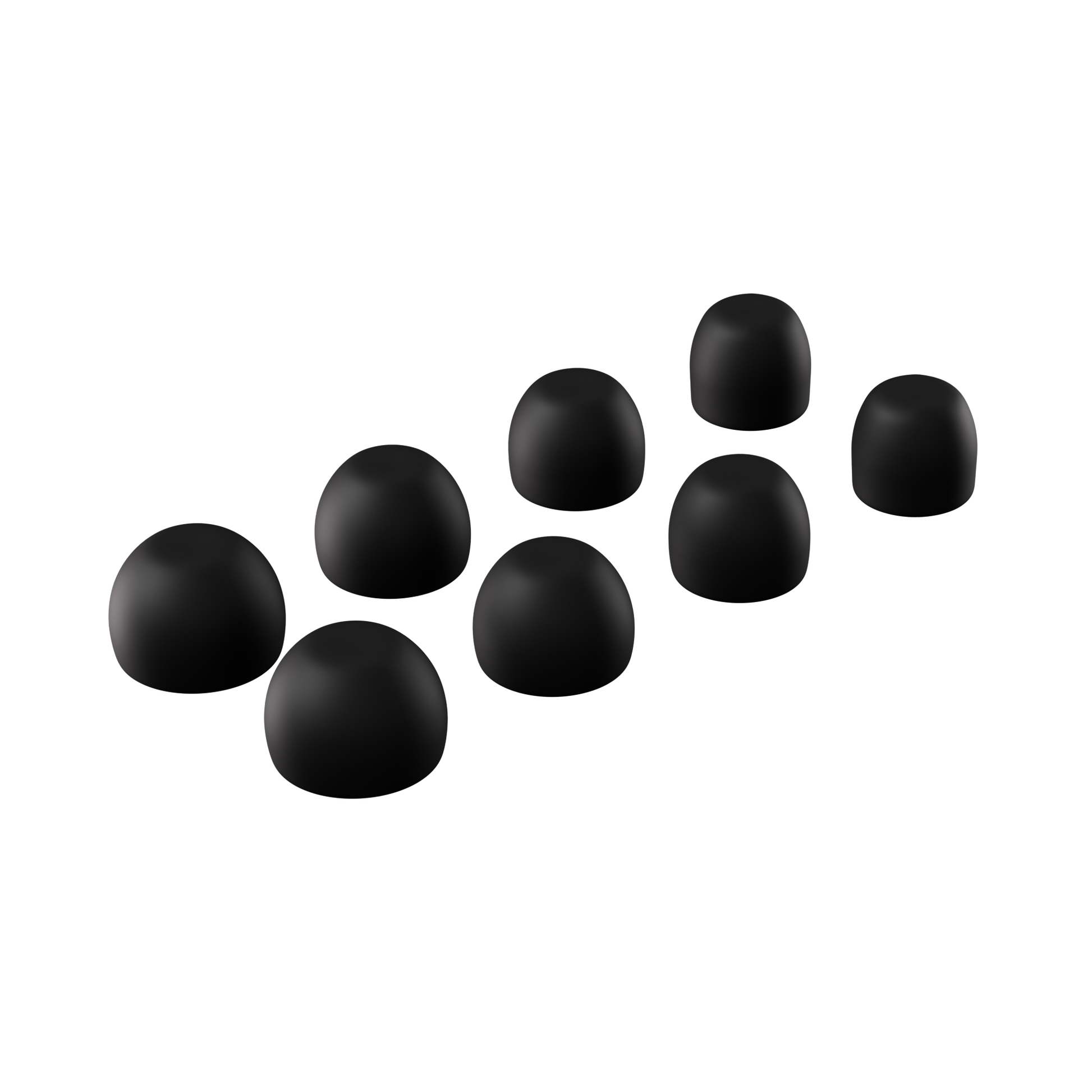 Loop Quiet™ 2 Ear Tips - Black (Mixed Sizes)